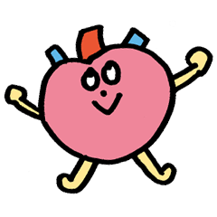 [LINEスタンプ] しんぞうくん 