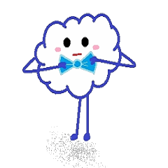 [LINEスタンプ] Little Cloud 2 (act) 