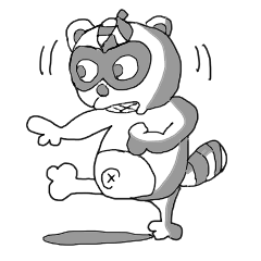 [LINEスタンプ] 白たぬきのぽぽんた fetchpriority=high