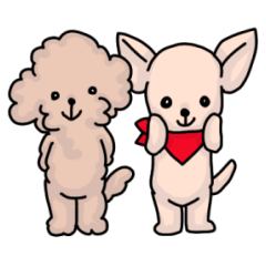 [LINEスタンプ] 小さなわんこ 