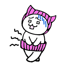 [LINEスタンプ] はらいたネコ 
