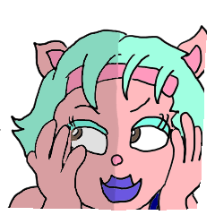 [LINEスタンプ] Girls pig fetchpriority=high