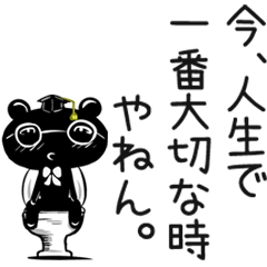 [LINEスタンプ] zumoの 黒クマせんせーvol.1 