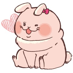 [LINEスタンプ] 女子力うさぎ 