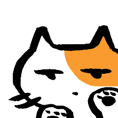 [LINEスタンプ] テンション低いねこ 