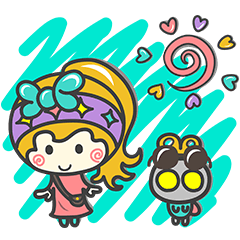[LINEスタンプ] ガーリー★ミーノちゃん〜Take your way〜 