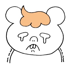 [LINEスタンプ] やる気ないクマ！ 