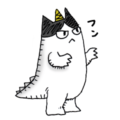 [LINEスタンプ] ねこ怪獣 