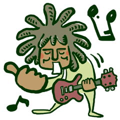 [LINEスタンプ] ラスタマン 