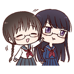 [LINEスタンプ] メガネっ娘の日常