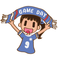 [LINEスタンプ] Bonnie Blue 