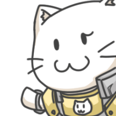 [LINEスタンプ] ネコ騎士 にゃいと_リメイク 