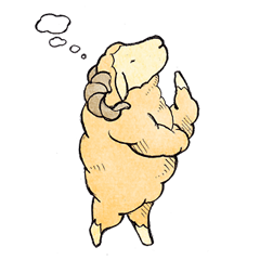 [LINEスタンプ] もうそうひつじ 