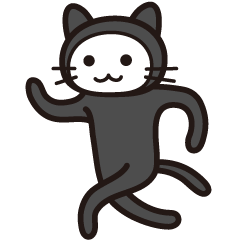 [LINEスタンプ] タイツにゃん 