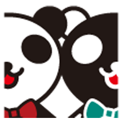 [LINEスタンプ] 白黒パンダ vol.1 fetchpriority=high