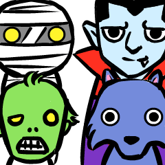 [LINEスタンプ] スタンプモンスターズ fetchpriority=high