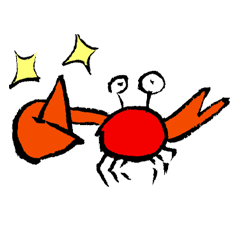 [LINEスタンプ] 蟹グラッチェ 