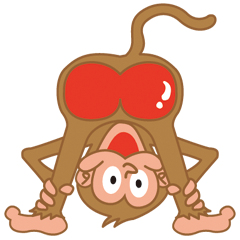 [LINEスタンプ] サルときどきバナナ