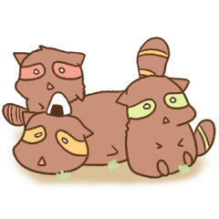 [LINEスタンプ] ぽんこつたぬき。 
