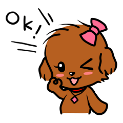 [LINEスタンプ] テディ・プードルのアリス(わんこスタンプ)