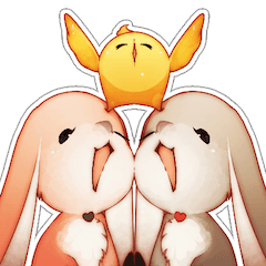 [LINEスタンプ] よちふわ♡あにまるBABYS！ 