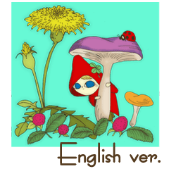 [LINEスタンプ] Little world（英語版) 