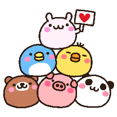 [LINEスタンプ] こころのプラカード 