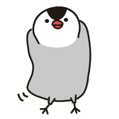 [LINEスタンプ] 文鳥のフミオさん