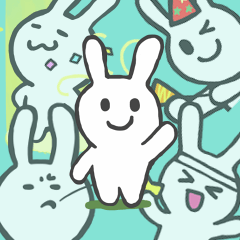 [LINEスタンプ] 伝えるうさぎ fetchpriority=high