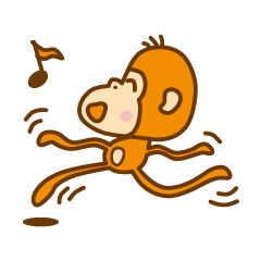 [LINEスタンプ] オランウータンのコロンちゃん fetchpriority=high
