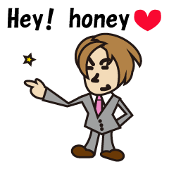 [LINEスタンプ] Honey Matuoka 