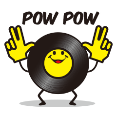 [LINEスタンプ] Vinyl Smile(ヴァイナル スマイル） 