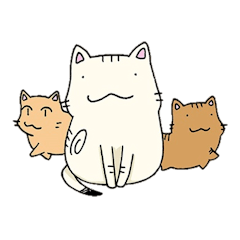 [LINEスタンプ] 猫の日常生活 