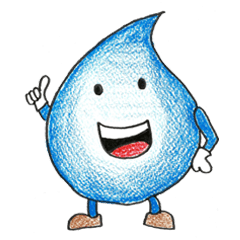 [LINEスタンプ] Water ＆ Fire 