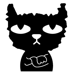 [LINEスタンプ] Makham The Black Cat 