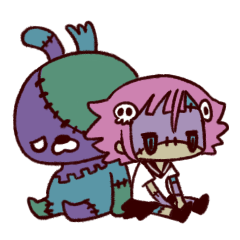 [LINEスタンプ] ゾンビの日常 