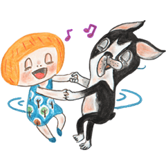 [LINEスタンプ] CHLOE＆BO fetchpriority=high