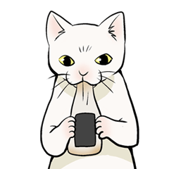 [LINEスタンプ] 猫又の「何食べたい？」スタンプ 