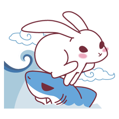 [LINEスタンプ] 因幡の白兎・葵ちゃん〜日常会話篇〜