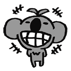[LINEスタンプ] コアラのヨシダくん