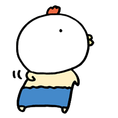 [LINEスタンプ] こぶトリくん2 
