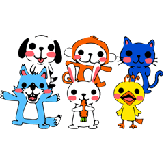 [LINEスタンプ] あにまるず ANIMALZU