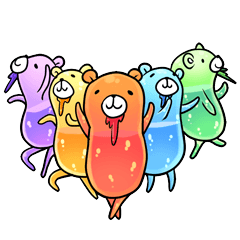 [LINEスタンプ] ごふクマといっしょ！ 