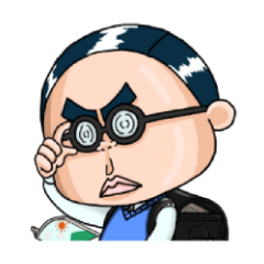 [LINEスタンプ] マジメ君。