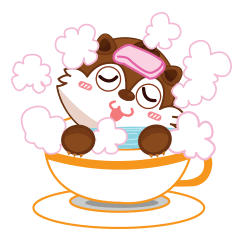[LINEスタンプ] Duzy Flying Squirrel 