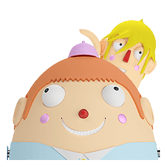 [LINEスタンプ] ドミー ＆ ナギー その1 