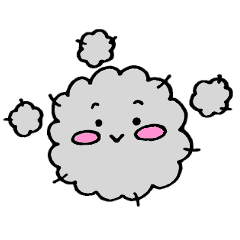 [LINEスタンプ] ホコリちゃん fetchpriority=high