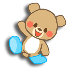 [LINEスタンプ] 長靴をはいたクマ fetchpriority=high