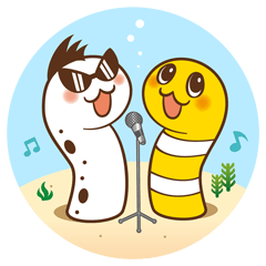 [LINEスタンプ] ちんあなごのうた