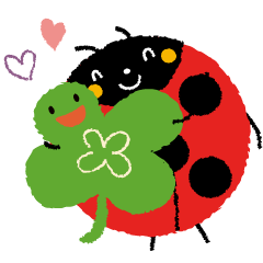 [LINEスタンプ] テントウムシのサンバ 
